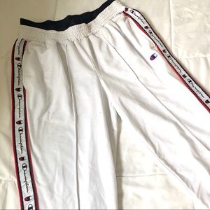 Champion track pants.